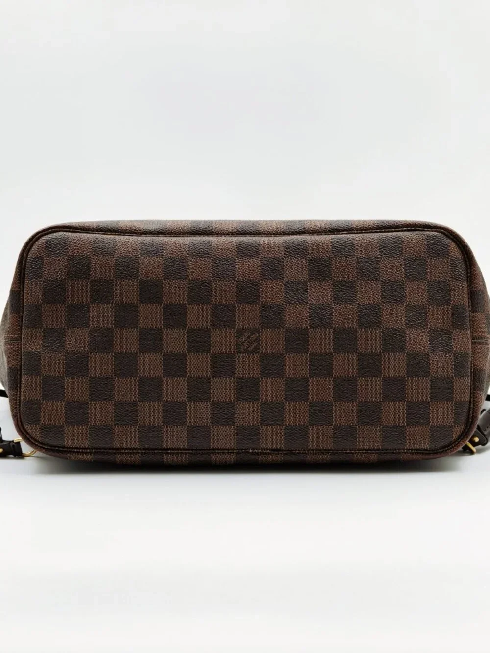 Louis Vuitton Neverfull MM Damier Ebene Canvas Shoulder Tote Bag